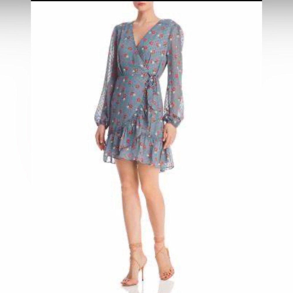 WAYF Eloise floral mini dress